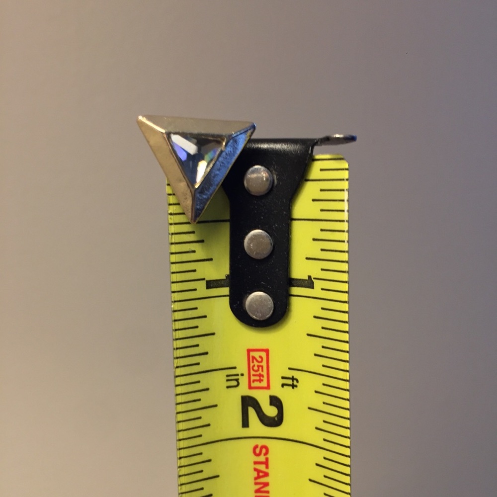 Modcloth Ensorcel All Elegance Triangular Stud Ea… - image 3